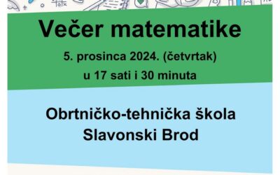 Večer matematike u našoj školi