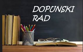 Obavijest za dopunski rad prvih i drugih razreda